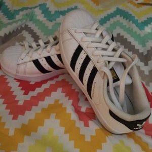 Sneakers and workout shirt